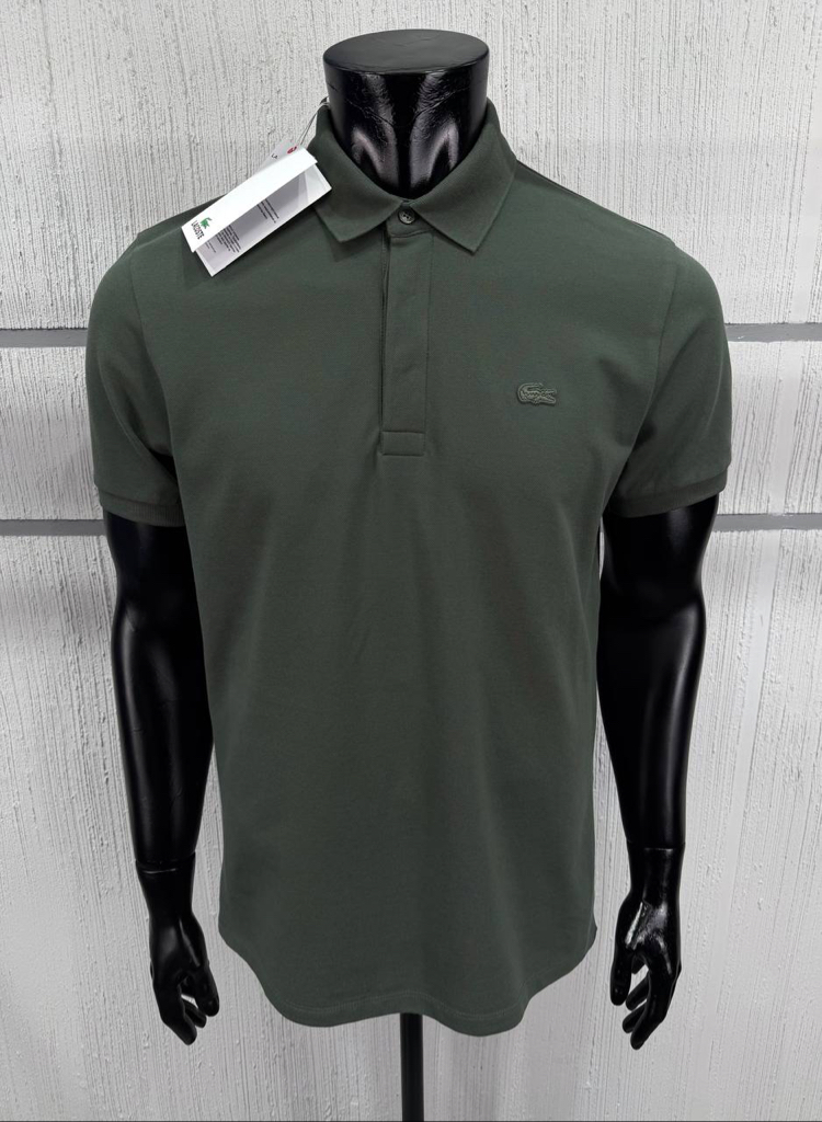 Lacoste Haki Yeşil Paris Polo Yaka T-Shirt