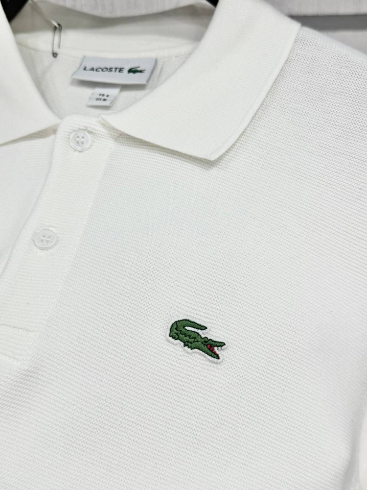 Lacoste Beyaz Polo Yaka Triko T-Shirt