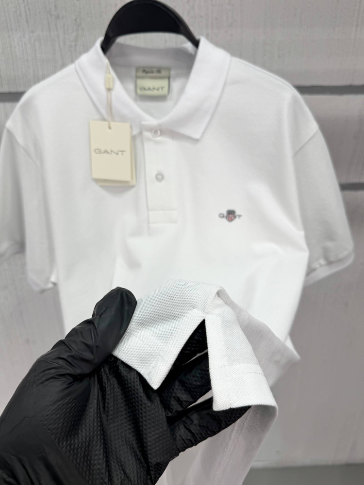 Gant Beyaz Polo Yaka T-Shirt