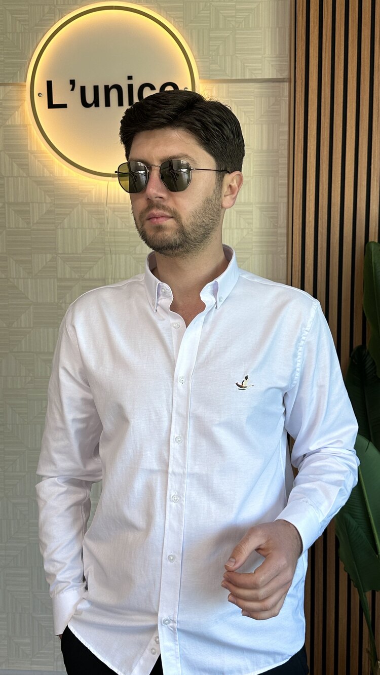 Beymen Club Slim Fit Beyaz Gömlek