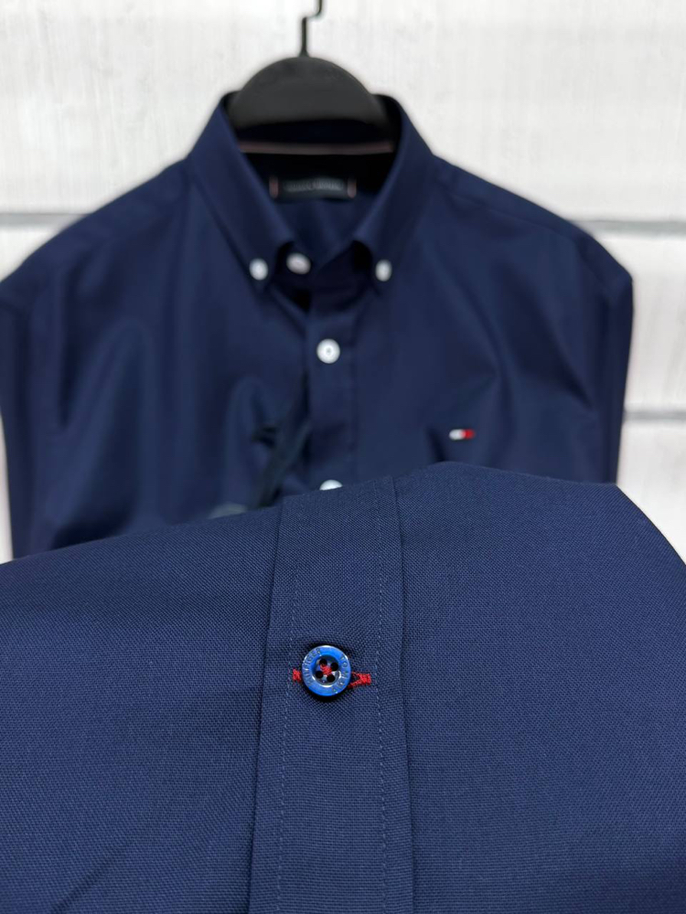 Tommy Hilfiger Lacivert Regular Gömlek