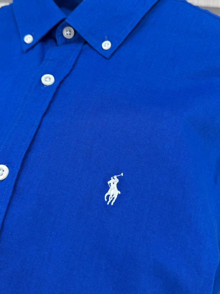 Polo Ralph Lauren Saks Keten Regular Gömlek