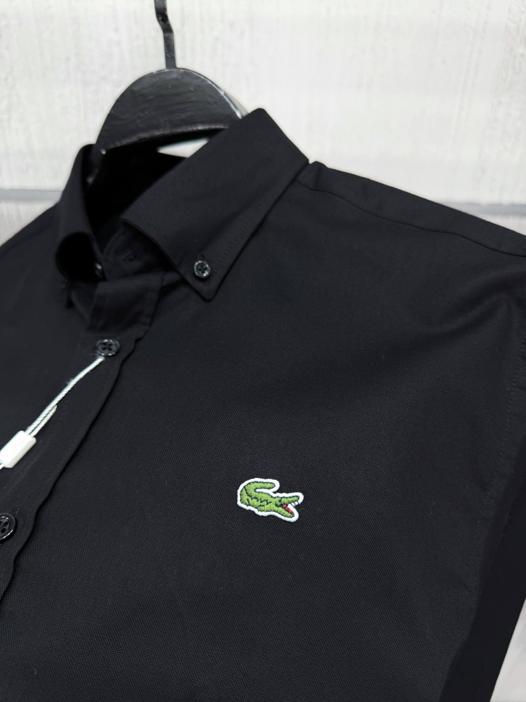 Lacoste Siyah Regular Gömlek