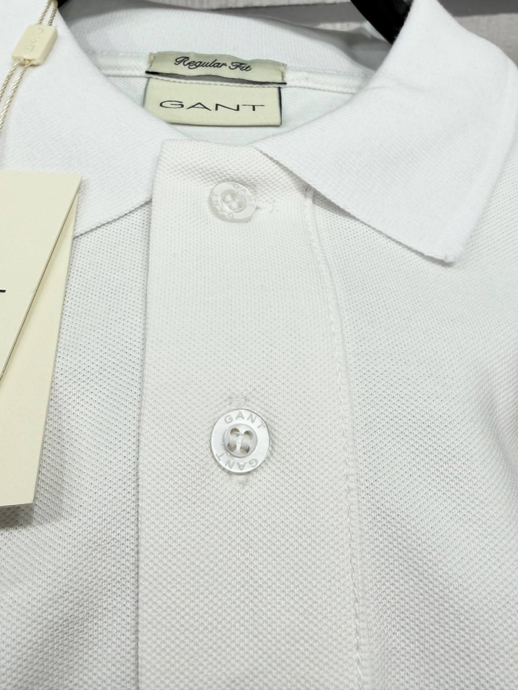 Gant Beyaz Polo Yaka T-Shirt