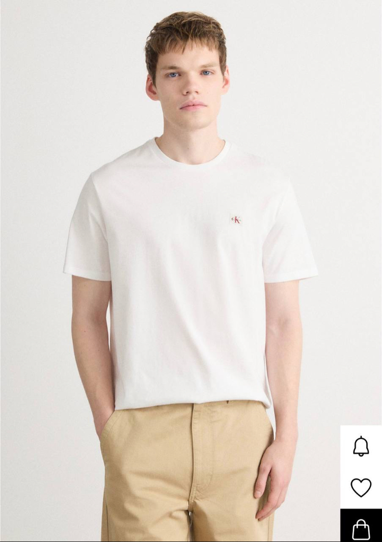 Calvin Klein Beyaz T-Shirt