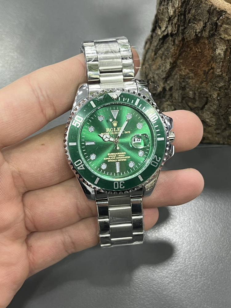 Premium green Dial – Gold & Steel İkonik Seri Erkek Saati