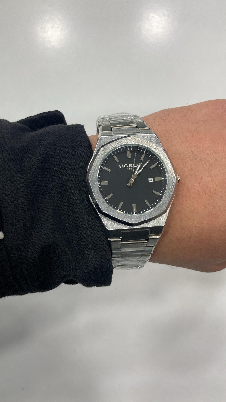 Tissot PRX Powermatic Style – Full Çelik Siyah Kadran Erkek Kol Saati
