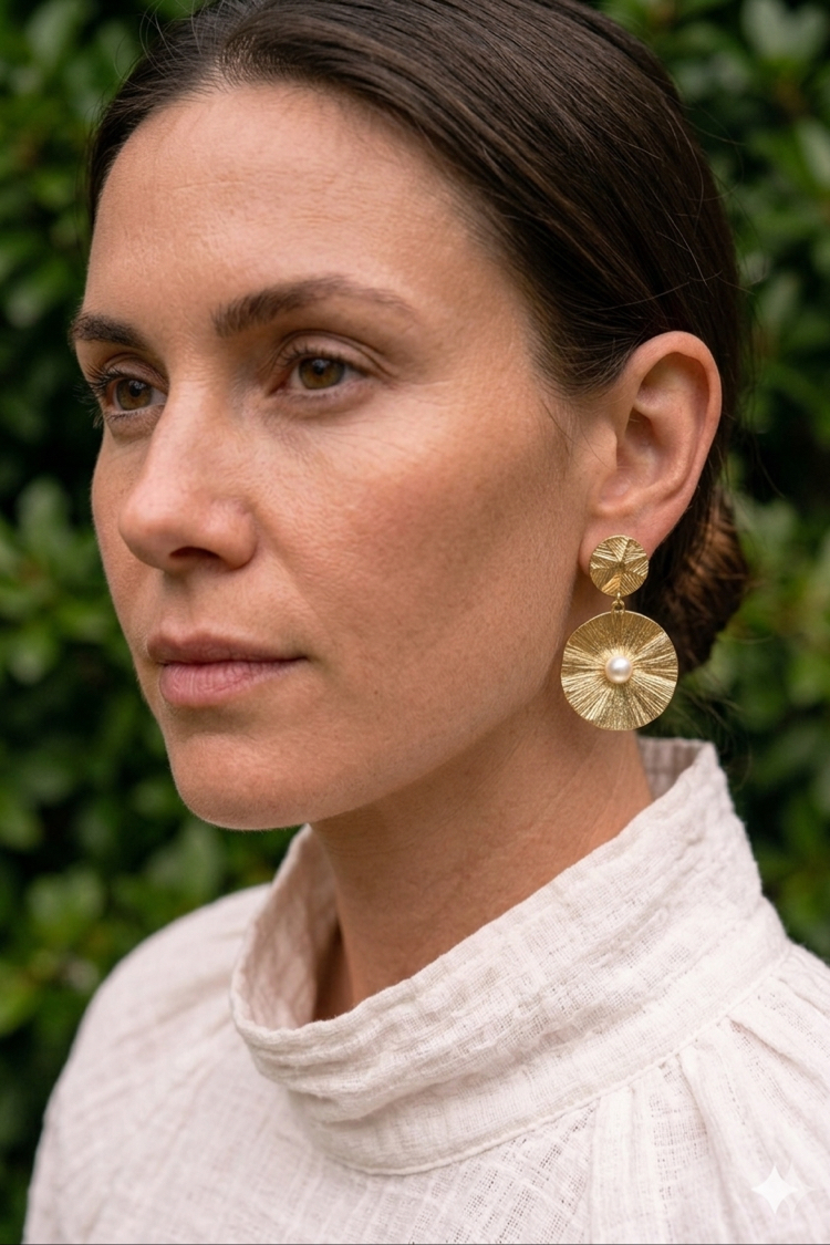 Solara Pearl Küpe