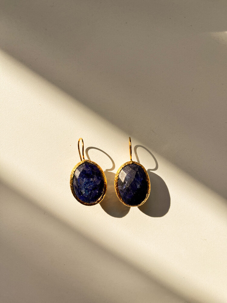 Lapis Lazuli ‘Muse’ Küpe