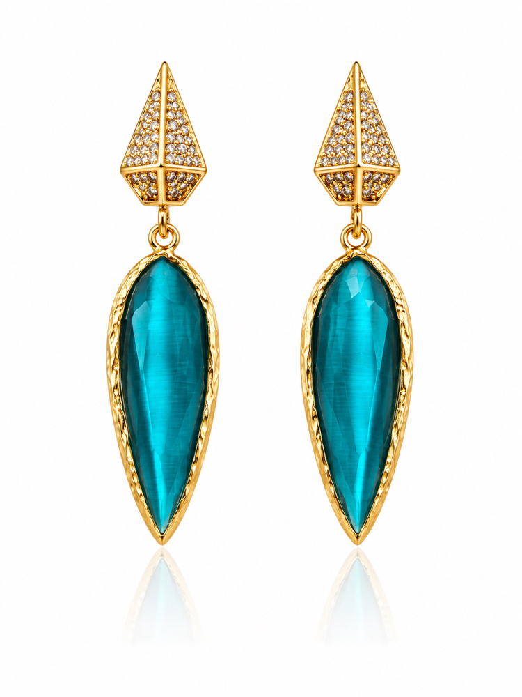 Turquoise Eclipse Küpe