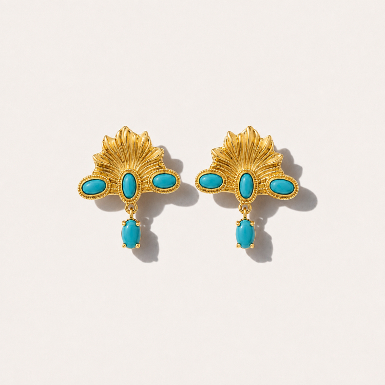 Turquoise Dynasty Küpe
