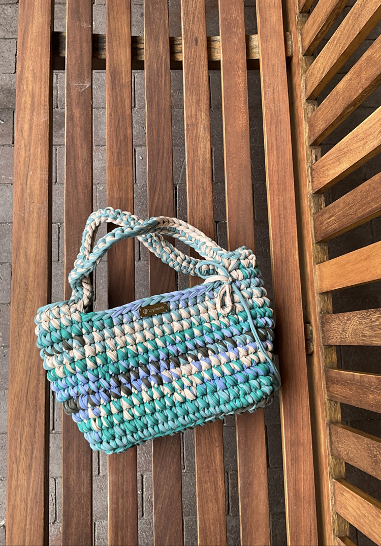 Lupinaria ISOLA - Ocean Breeze Tote Örgü Çanta