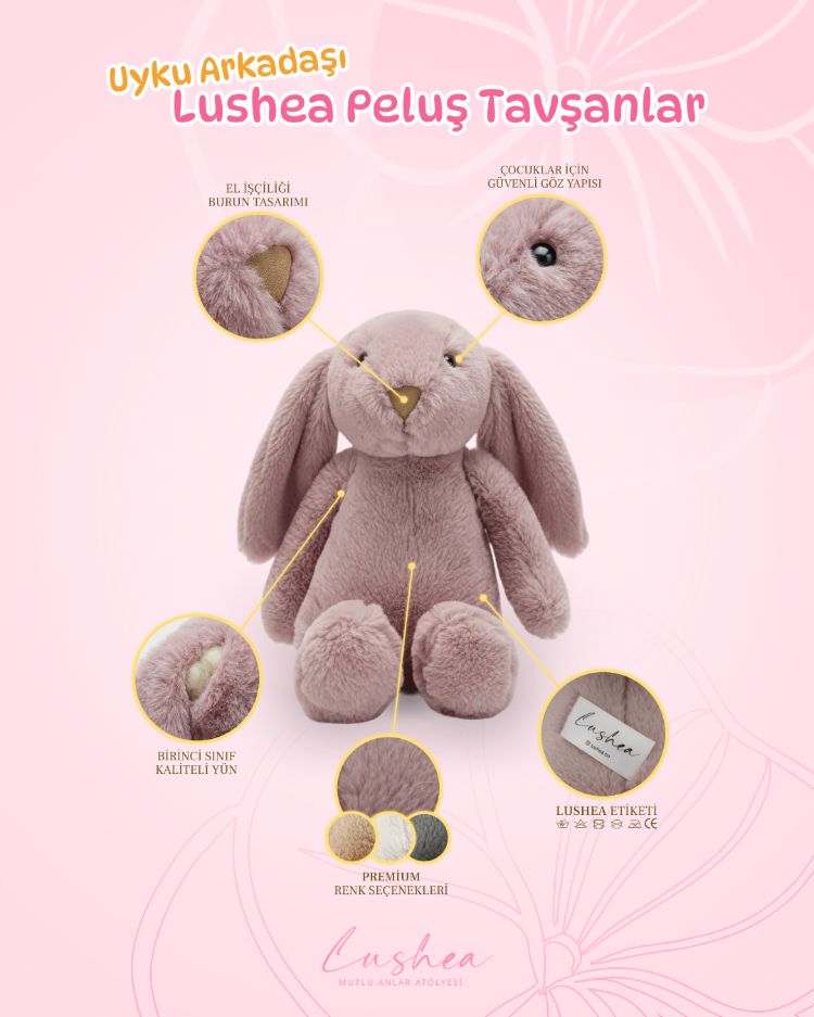 Uyku Arkadaşım Peluş Tavşan