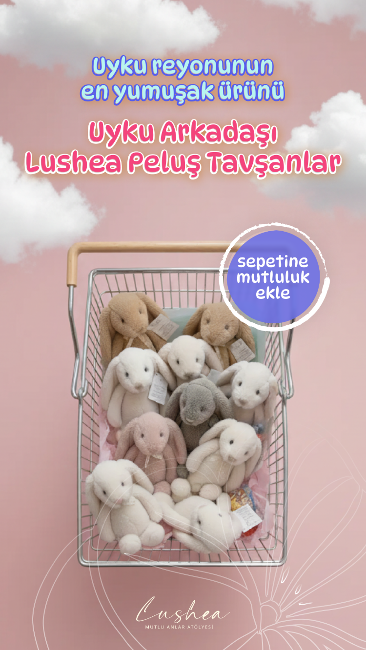 Uyku Arkadaşım Peluş Tavşan