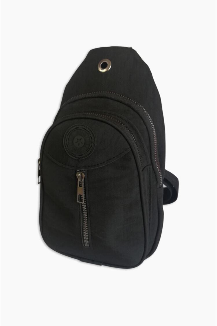 Unisex Krinkıl Body Bag Çapraz Askılı Omuz Ve Bel Çantası