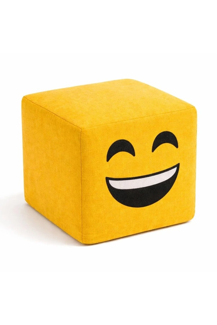 Emoji Puf Koltuk 50x50 cm – Sevimli, Konforlu ve Dekoratif Tasarım