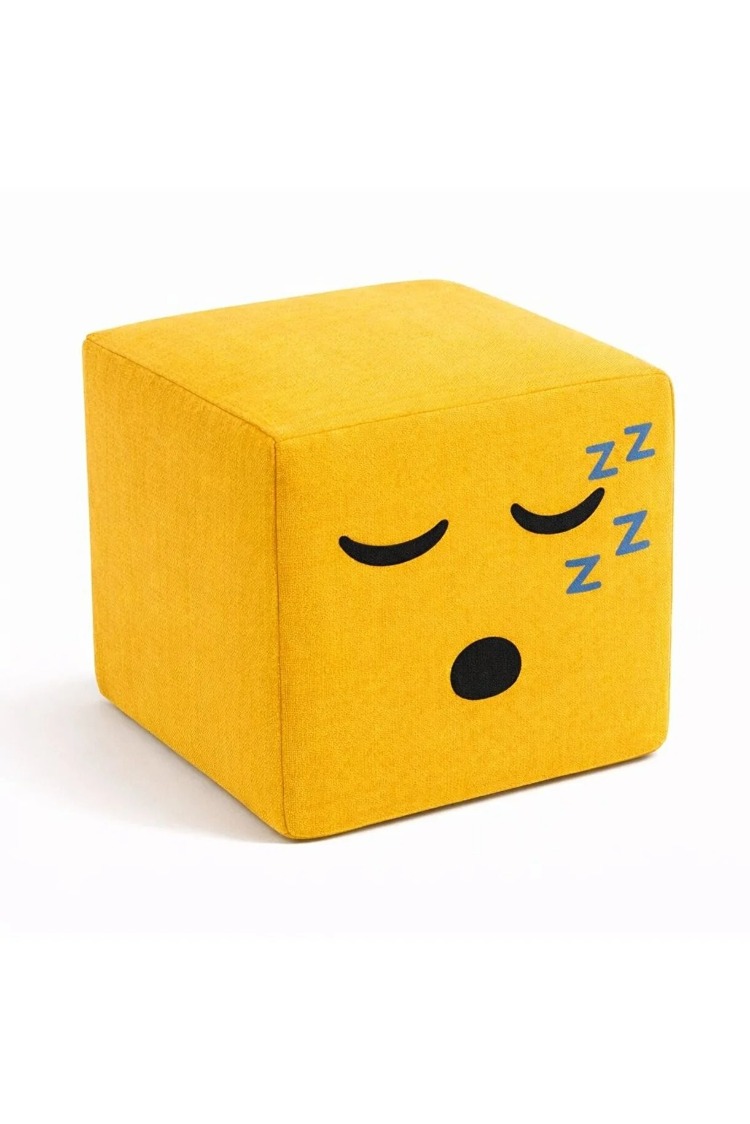 Emoji Puf Koltuk 50x50 cm – Sevimli, Konforlu ve Dekoratif Tasarım