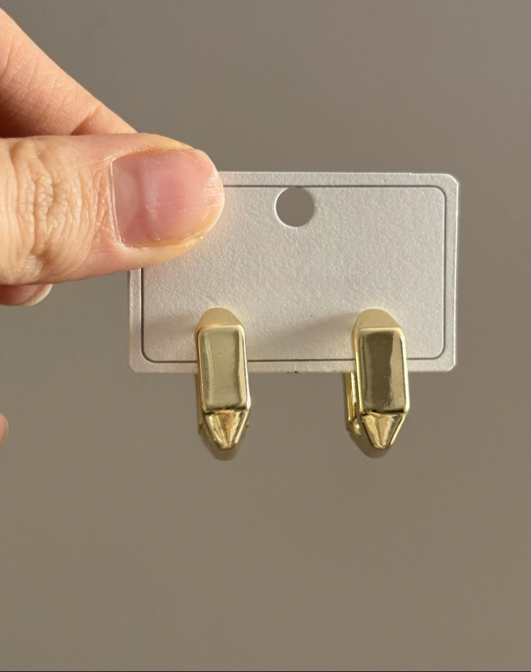 Midi Gold Detay Küpe