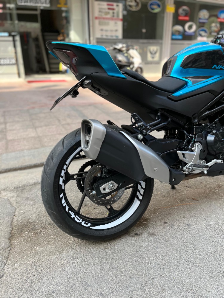 CF MOTO 450 NK JANT ŞERİDİ BEYAZ (ORACAL)