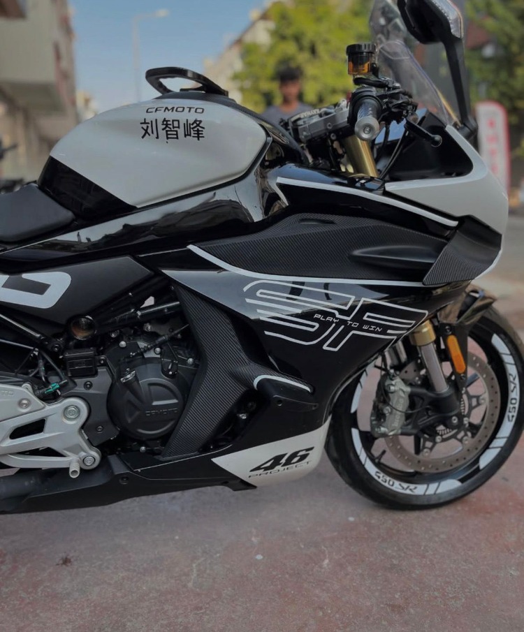 CF MOTO 450SR ORİJİNAL STİCKER SET BEYAZ