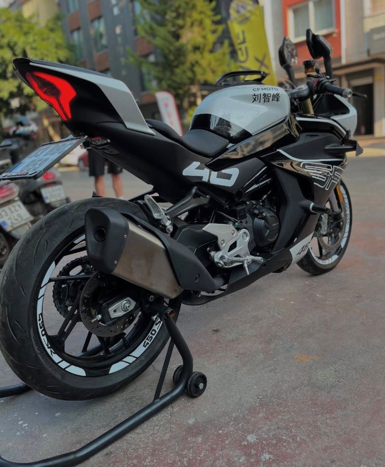 CF MOTO 450SR ORİJİNAL STİCKER SET BEYAZ