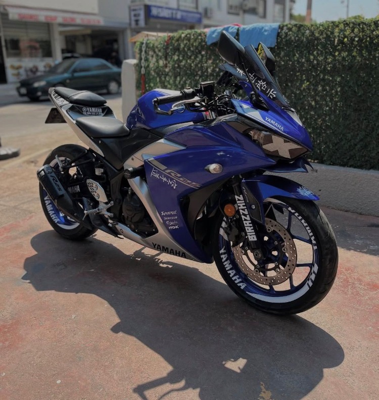 YAMAHA R25 STİCKER SET BEYAZ 