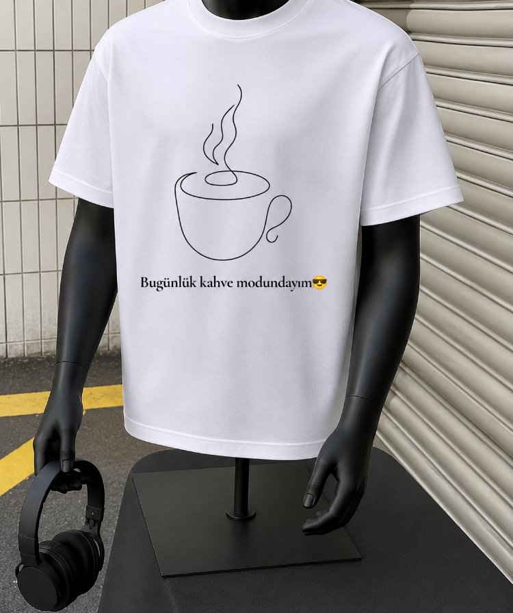 kahve modum Oversize T-shirt
