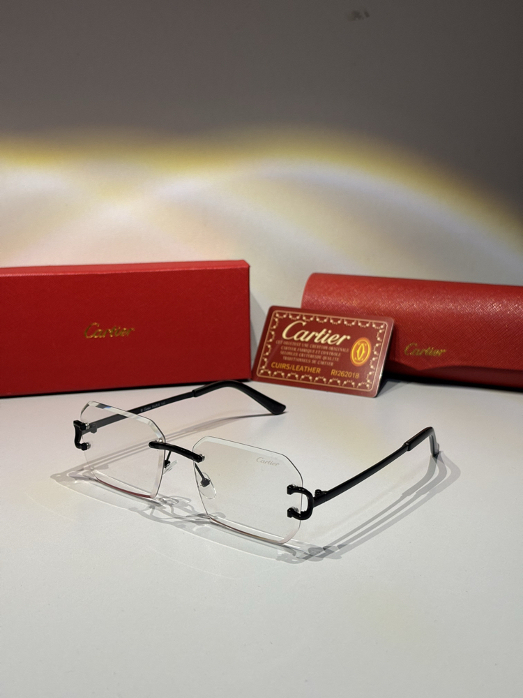 Cartier Şeffaf Cam Gözlük CTR101