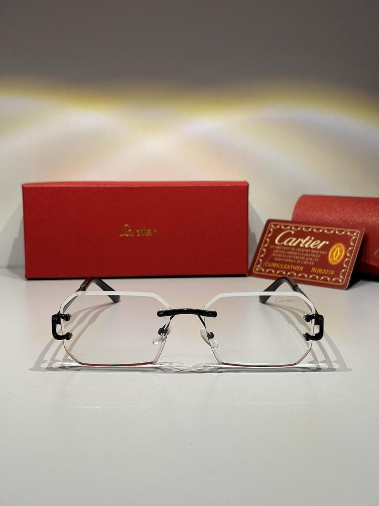 Cartier Şeffaf Cam Gözlük CTR101