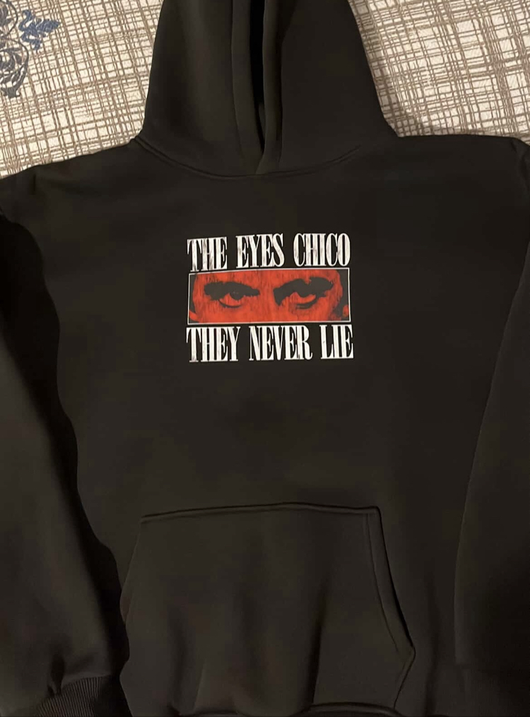 MAHZEN scarface hoodie.