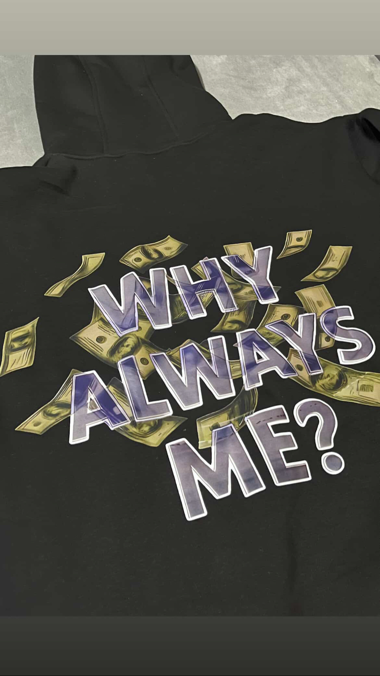 MAHZEN why always me? hoodie.