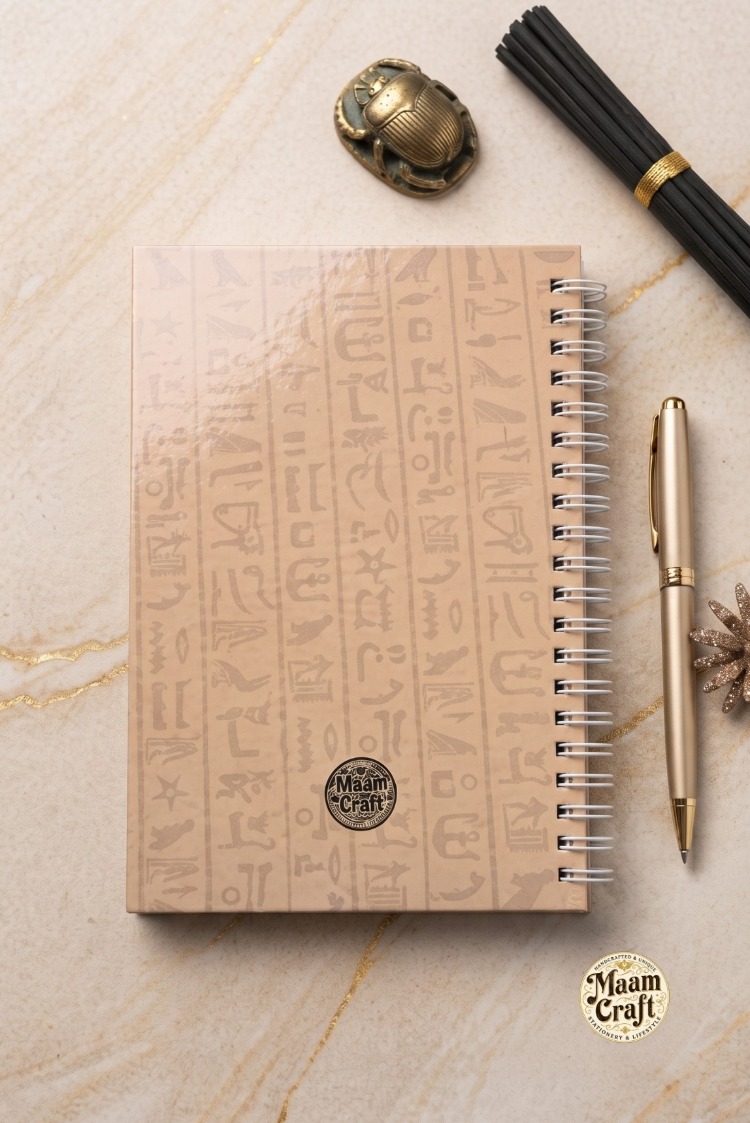 Tutankhamun - Modern Tasarım Sert Kapaklı, Spiralli Defter