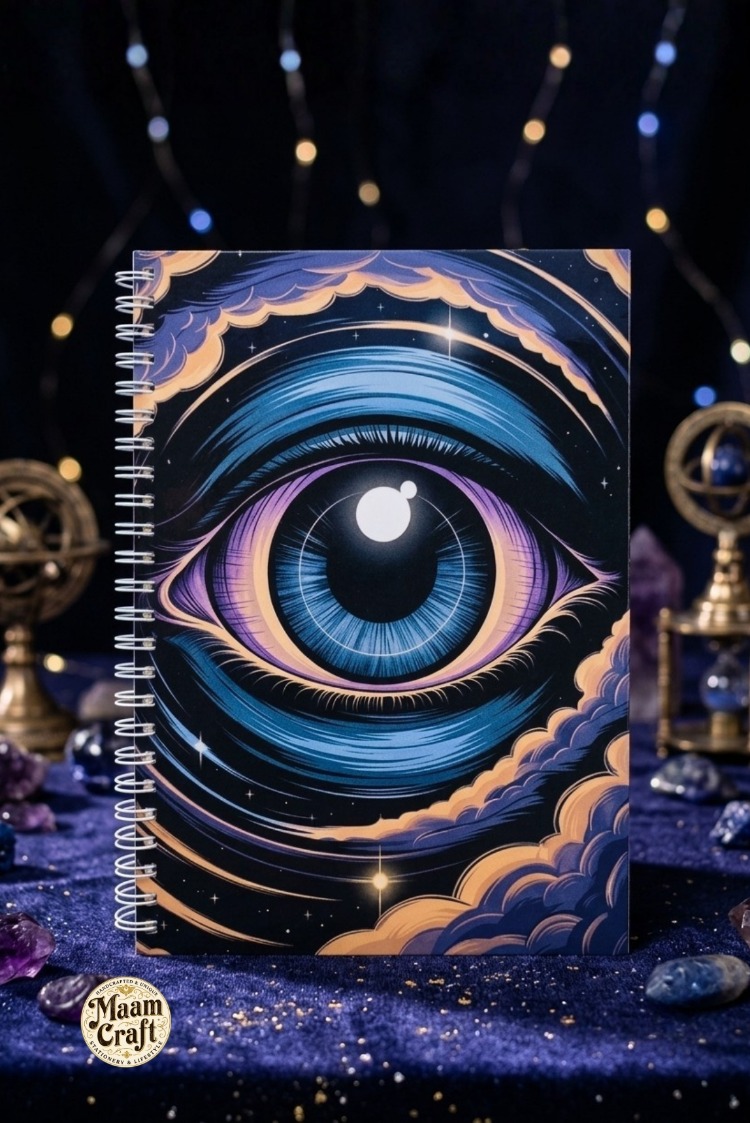 Cloudy Eye - Modern Tasarım Sert Kapaklı, Spiralli Defter