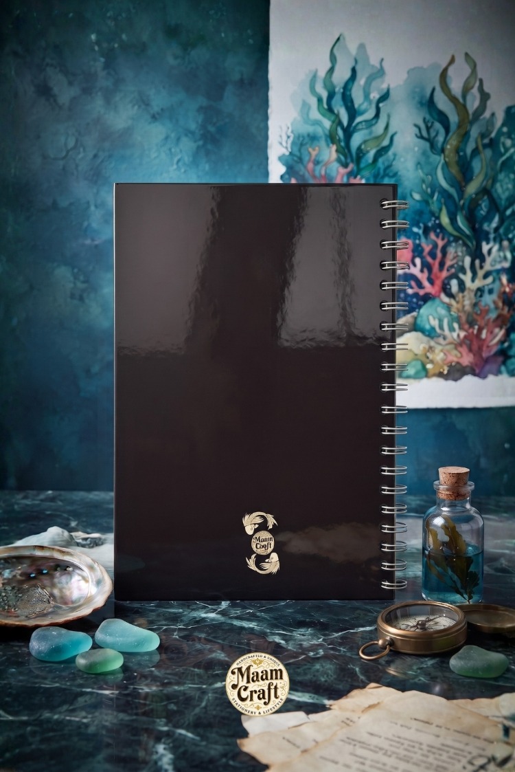 Balık Burcu (Pisces) - Astroloji Zodiac Serili Tasarım Sert Kapaklı, Spiralli Defter