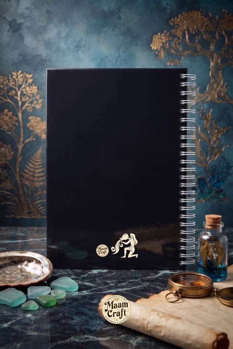 Kova Burcu (Aquarius) - Astroloji Zodiac Serili Tasarım Sert Kapaklı, Spiralli Defter