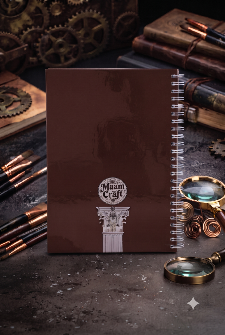 Idol of Woman - Sanatçı İmzalı Tasarımlı Sert Kapaklı, Spiralli Defter / Planlayıcı