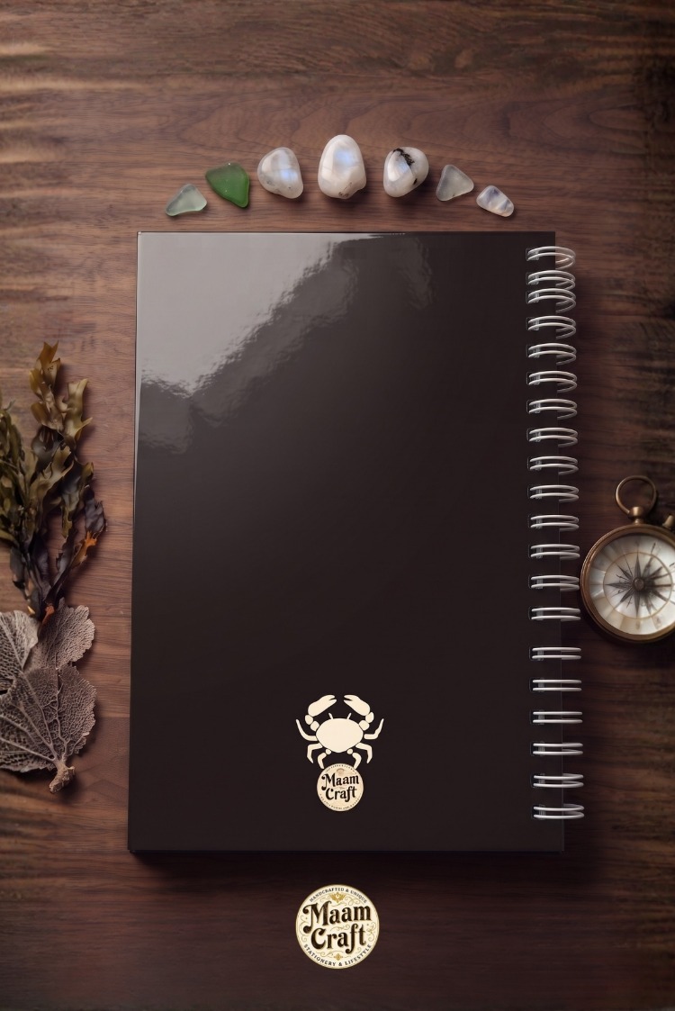 Yengeç Burcu (Cancer) - Astroloji Zodiac Serili Tasarım Sert Kapaklı, Spiralli Defter