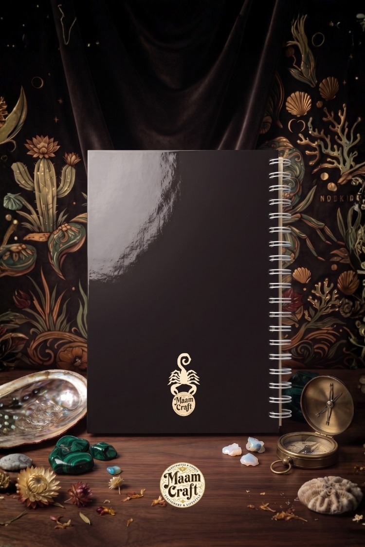 Akrep Burcu (Scorpio) - Astroloji Zodiac Serili Tasarım Sert Kapaklı, Spiralli Defter
