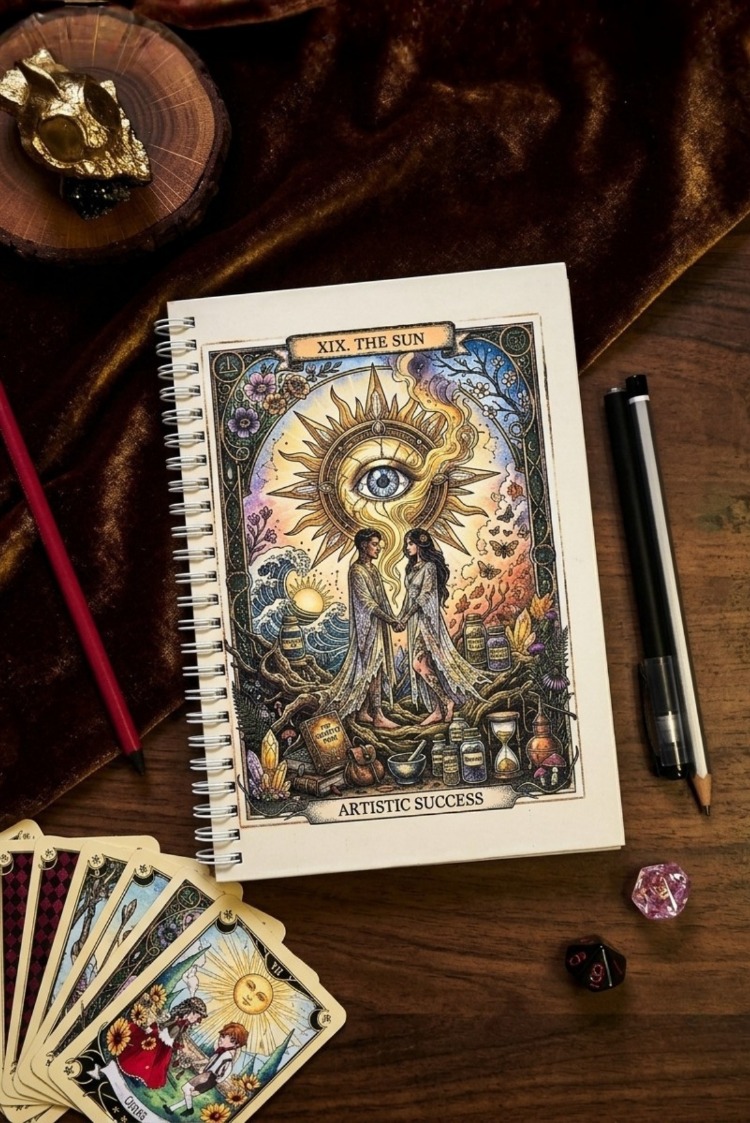 Güneş - Modern Tasarım Sert Kapaklı, Spiralli Defter