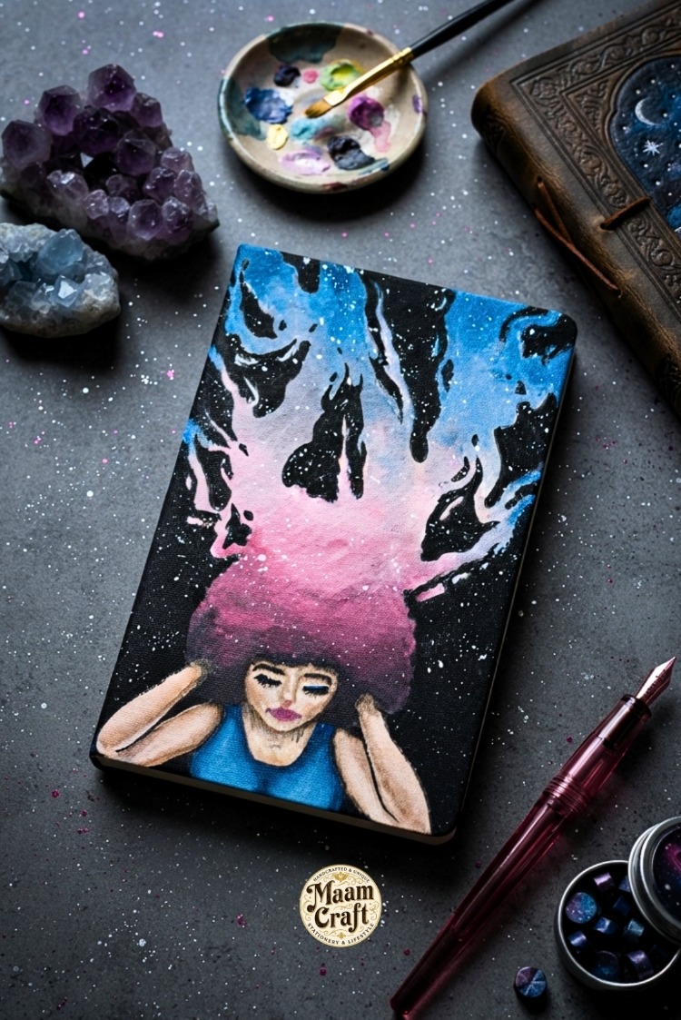 Dreamscape - Ressam Elinden Orijinal El Boyaması Kanvas Tarihsiz Ajanda