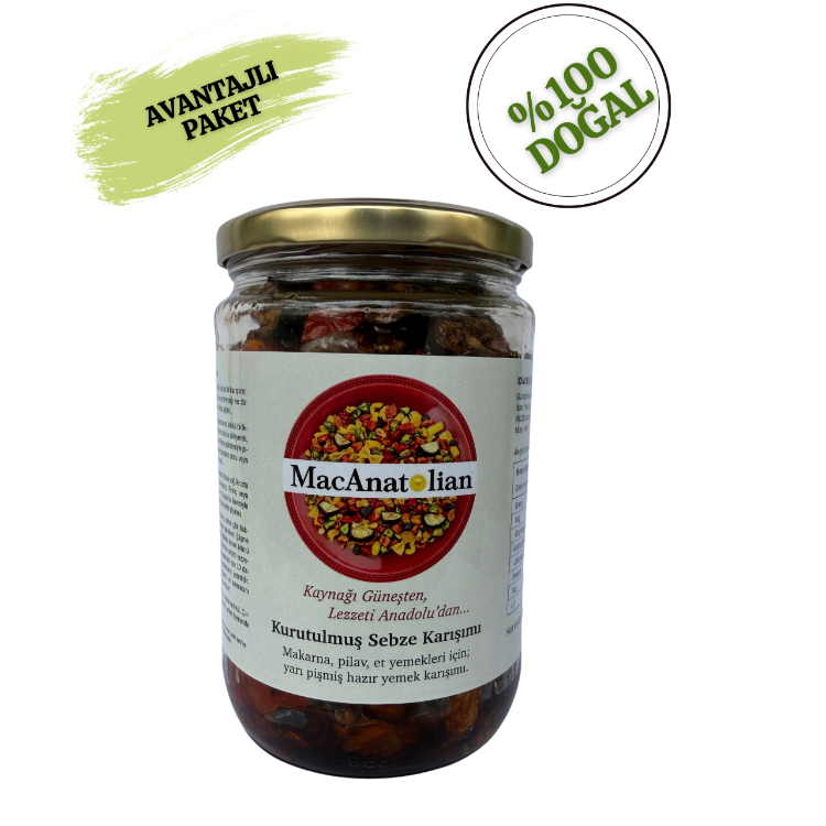 Kurutulmuş Karışık Sebze Harcı - Karışımı / Avantajlı İkili Paket (2x450g)