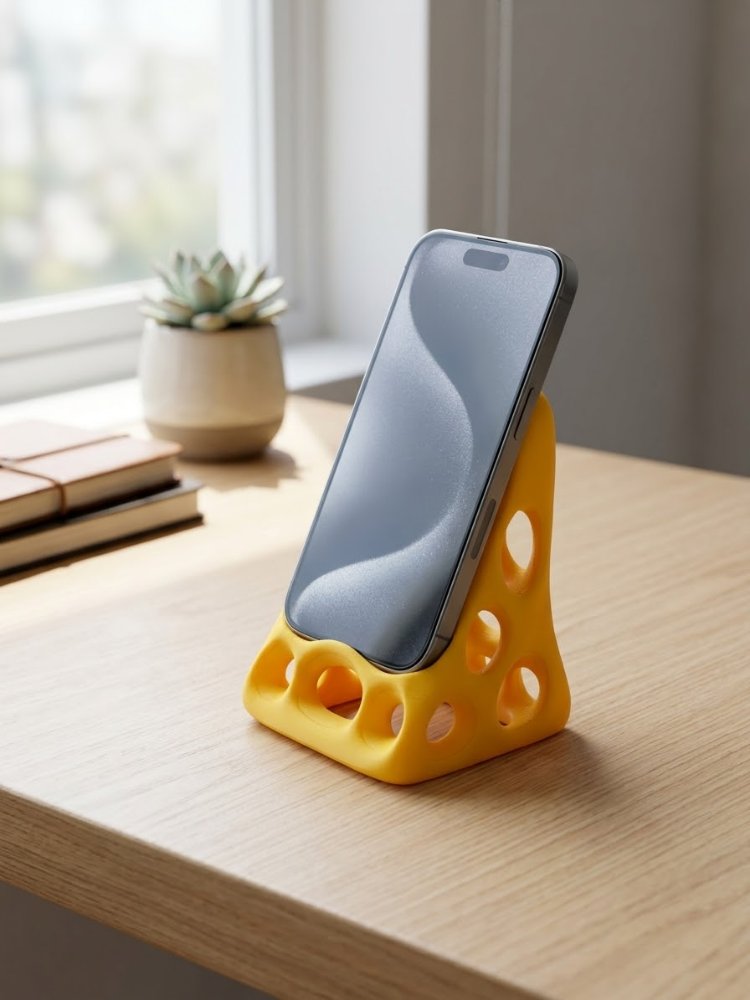 Voronoi Tasarım 3D Baskı Telefon Tutucu