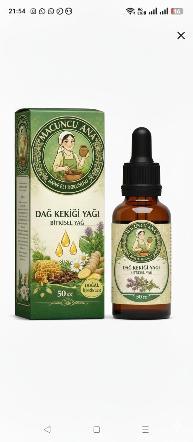 Dağ Kekiği Yağı ℅100 Saf Süper Kritik 1.Kalite