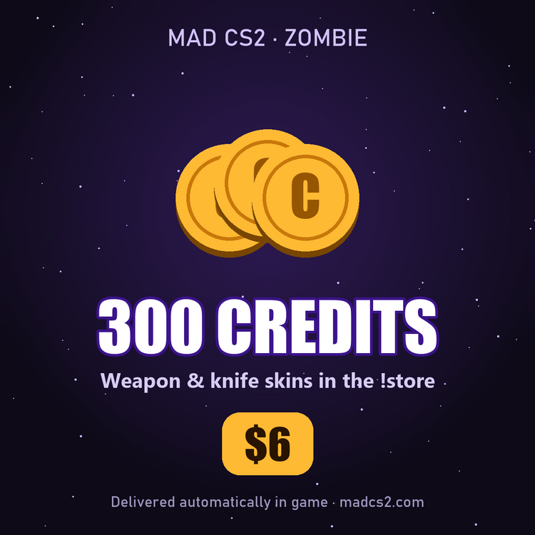 MAD CS2 - 300 Credits ($6)