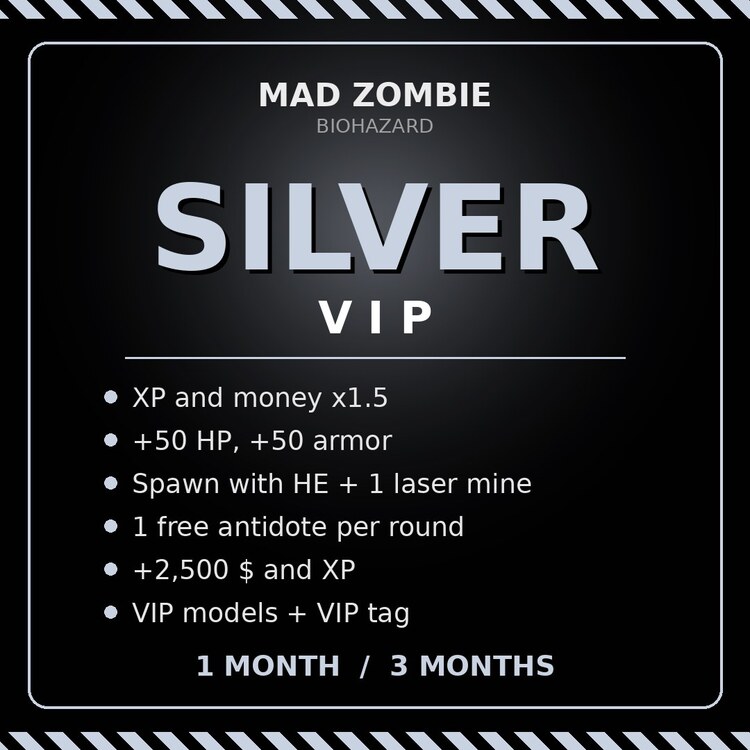 MAD Zombie Silver VIP
