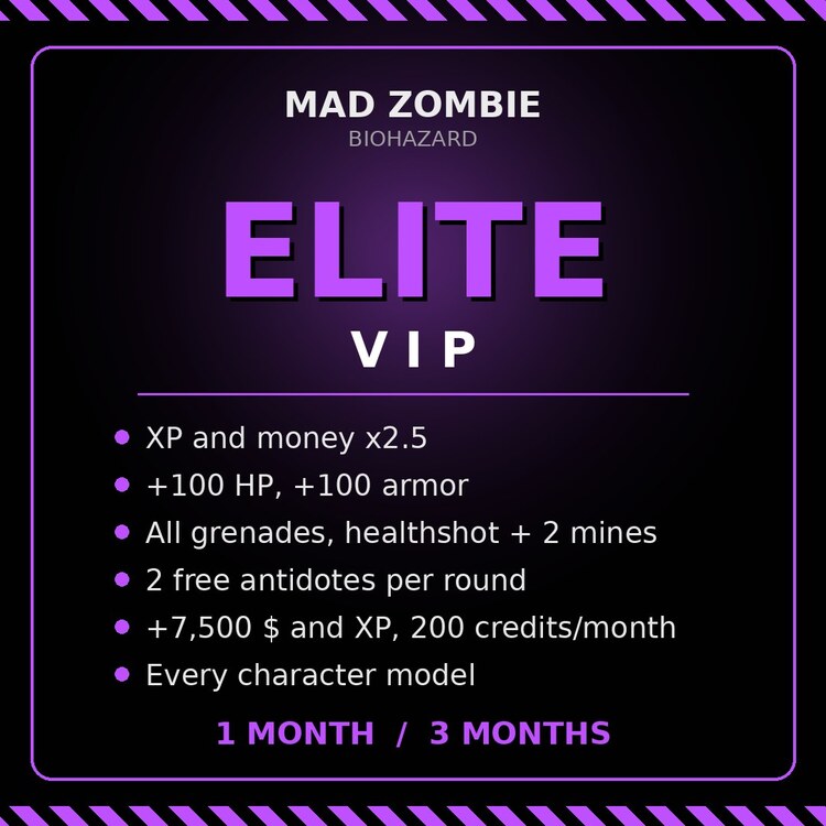 MAD Zombie Elite VIP