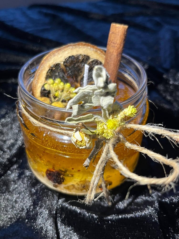 Kış Bahçesi Aromatik Jel Mum – El Yapımı Dekoratif Mum