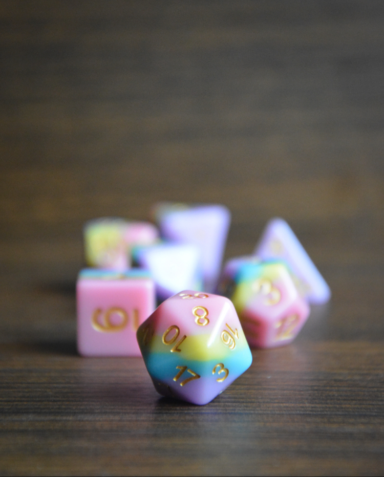 Pastel Akrilik Zar Seti