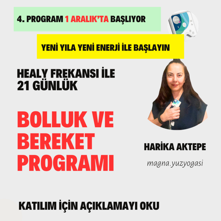 BOLLUK VE BEREKET PROGRAMI
