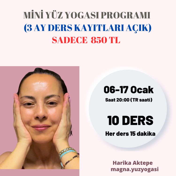 OCAK 2025 MİNİ YÜZ YOGASI PROGRAMI